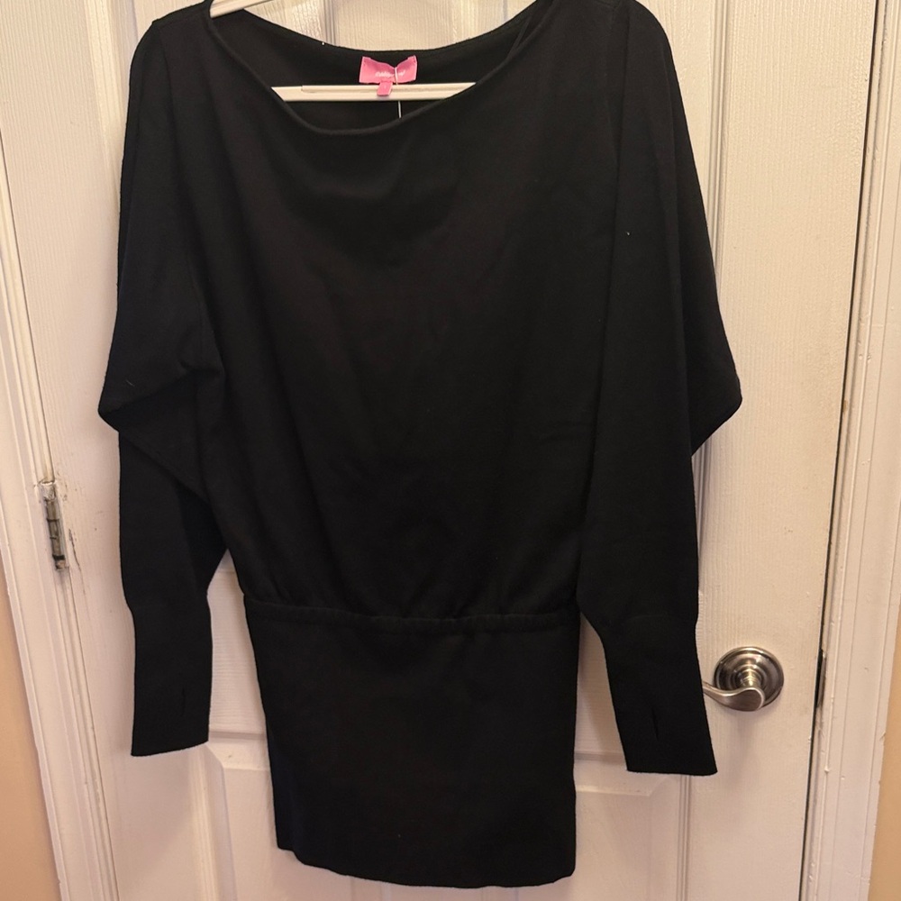 Edikted ‘Eve’ off-shoulder mini dress. NWT small in black